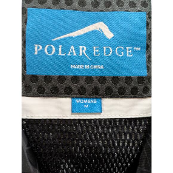 Polar Edge Hooded Jacket Women'sโ Medium Color Block Track Windbreaker Full Zip - Picture 6 of 16